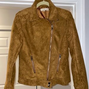 Vegan Faux Suede Jacket